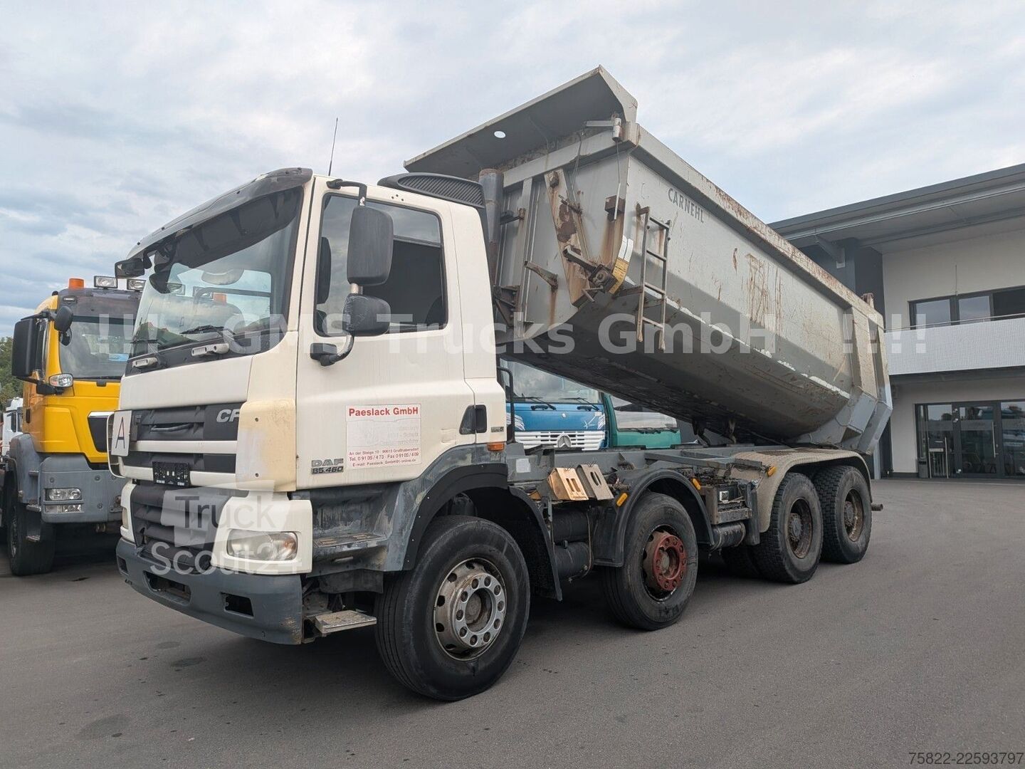 DAF CF 85.460 / 8X4 / Carnehl Mulde 19